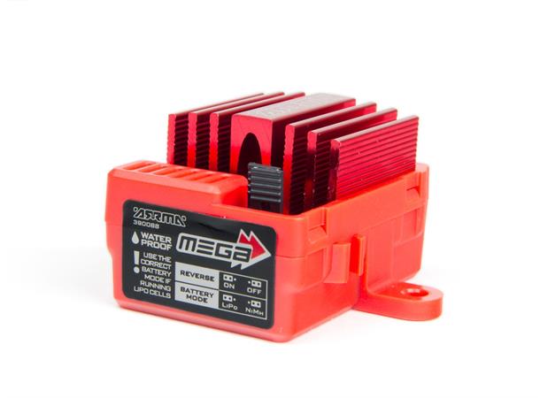 Mega 12T Brushed ESC (Red) 2s