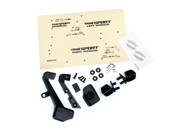 Traxxas Speil og snorkel til TRX-4