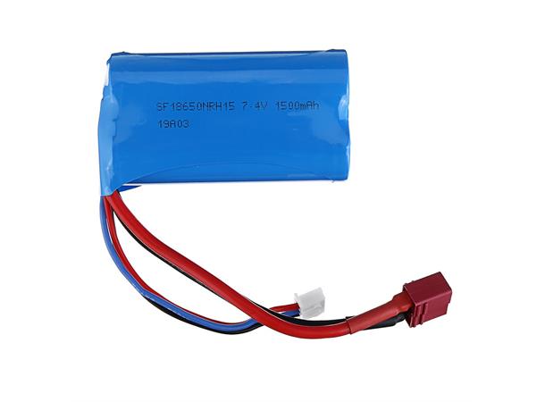 2s  1500mAh LiIon WLToys Batteri 7.4V  Deans