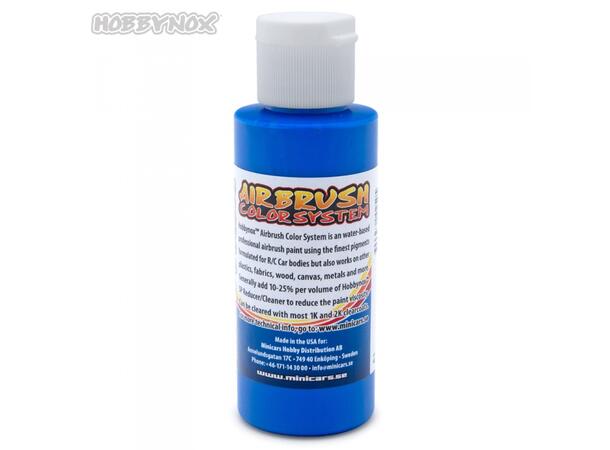 Hobbynox Airbrush Color Neon Blå § 60ml