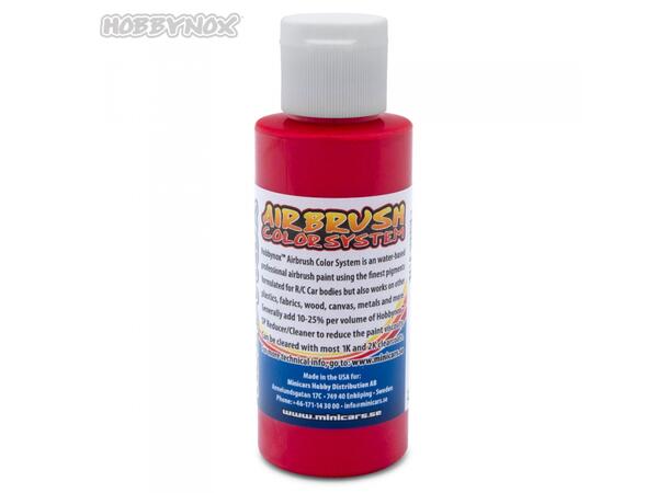 Hobbynox Airbrush Color Rød 60ml