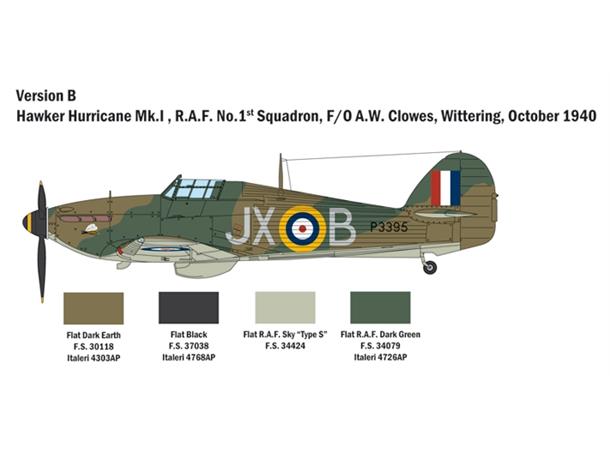 Italeri 1:48 Hurricane Mk. 1