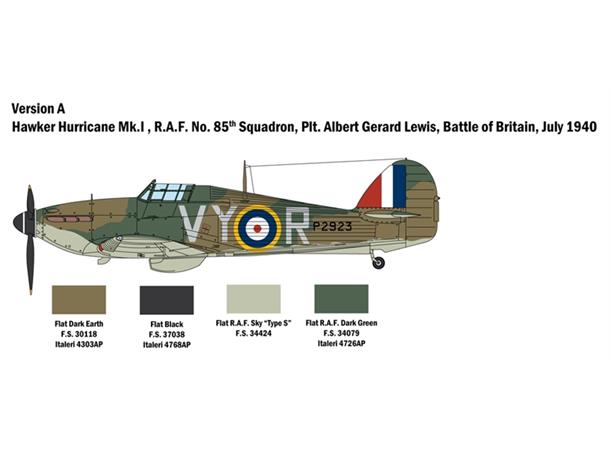 Italeri 1:48 Hurricane Mk. 1