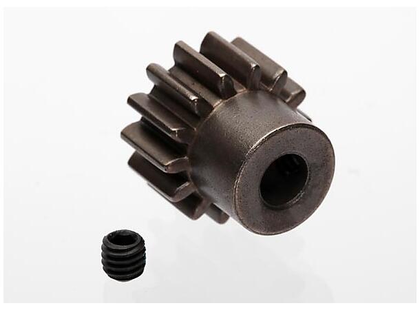 Pinion drev 14T 1.0 i stål 5mm Traxxas  1.0