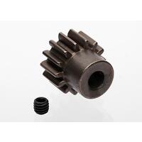 Pinion drev 14T 1.0 i stål 5mm Traxxas  1.0