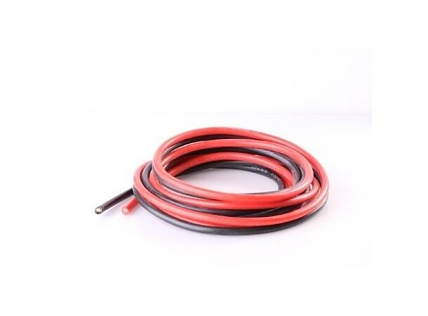 Silikonkabel 18AWG ( 0,8mm² ) 1m rød og 1m sort  Fuse