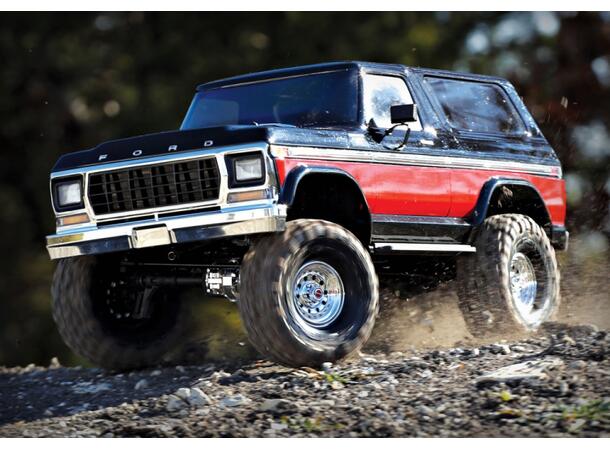 Traxxas TRX-4 Ford Bronco RTR Rød § 1/10 skala