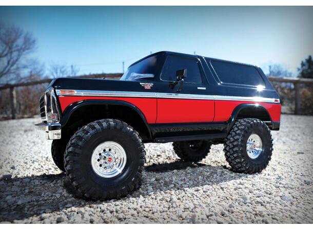 Traxxas TRX-4 Ford Bronco RTR Rød § 1/10 skala