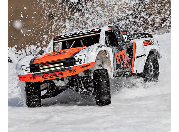 Traxxas UDR 4WD TQi TSM FOX LED-set u/batteri og lader 1/7 skala