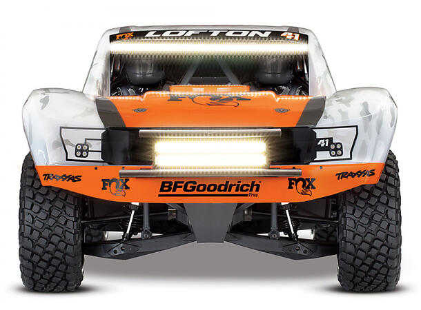 Traxxas UDR 4WD TQi TSM FOX LED-set u/batteri og lader 1/7 skala