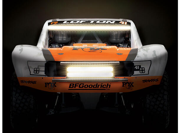 Traxxas UDR 4WD TQi TSM FOX LED-set u/batteri og lader 1/7 skala