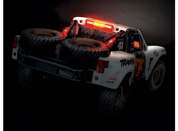 Traxxas UDR 4WD TQi TSM FOX LED-set u/batteri og lader 1/7 skala
