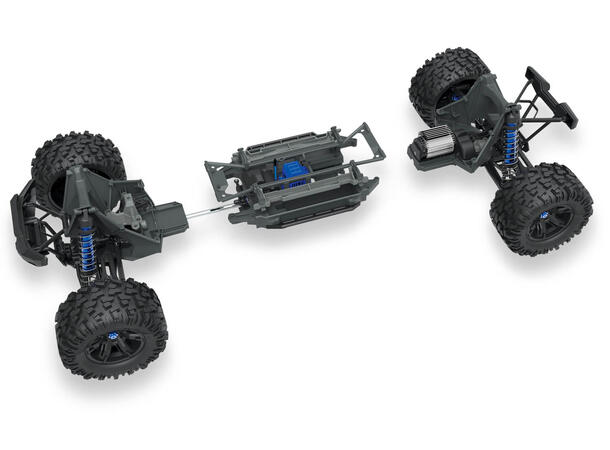 Traxxas X-Maxx 4wd børsteløs 8s Rød Vanntett, TQi, TSM 1/6