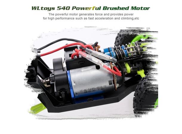 WLToys Across RockRacer 1/12 4WD RTR 1/12 skala