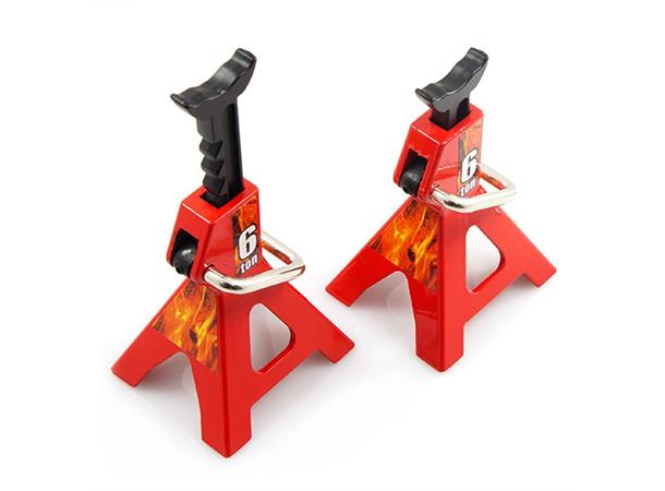 Yeah Racing Height Adjustable Jack 2pcs Red