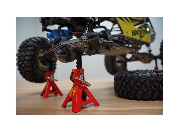 Yeah Racing Height Adjustable Jack 2pcs Red