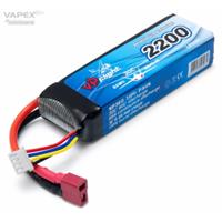 3s  2200mAh  Lipo 30/60c Batteri 11,1V  Med deans