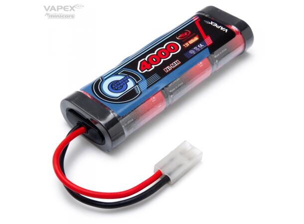 Batteri 7,2V 4000mAh m/Tamiya Hook kontakt