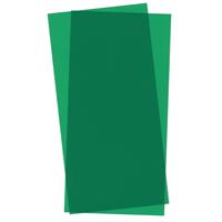 Evergreen Fargede plater grønn § 0,25mm tykkelse x 15x30cm   2 stk