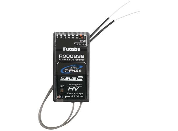Futaba T10J-R3008SB 2,4Ghz § S-FHSS/T-FHSS U/batteri og lader
