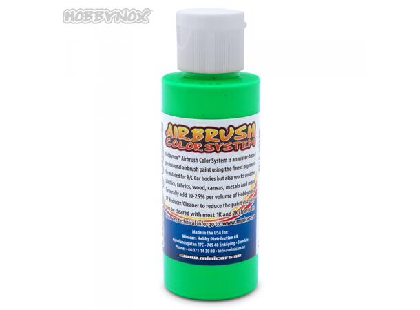 Hobbynox Airbrush Color Neon Grønn 60ml