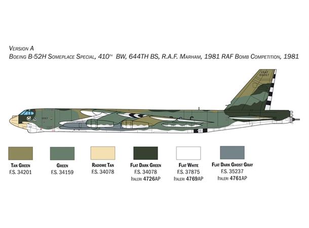 Italeri 1:72 B-52H Stratofortress