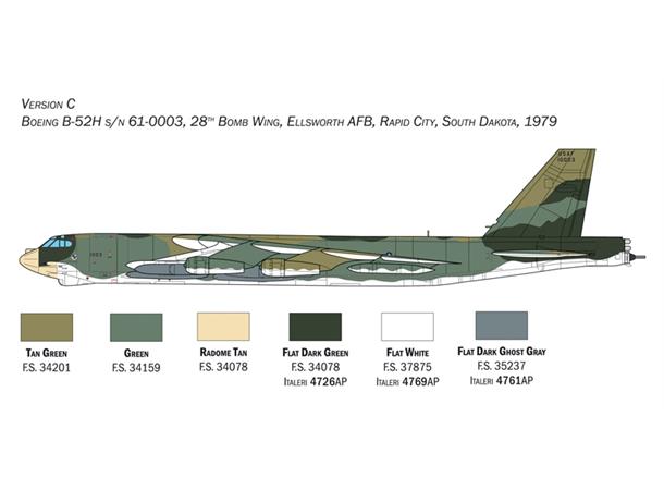 Italeri 1:72 B-52H Stratofortress