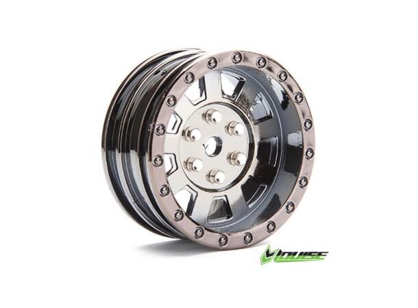 Louise Felg Crawler 1,9" sort crome § pris. for 2.stk