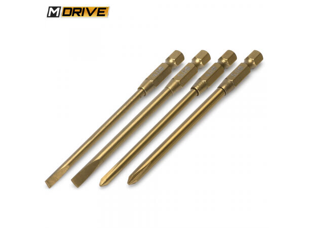 M-Drive Bits Set Flat og stjerne § 4+5mm