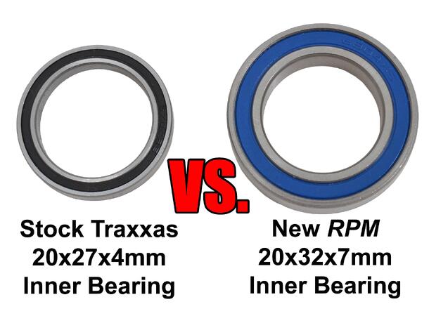 Rear Axle Carriers & Bearings X-Maxx m/ 20x27x4mm kulelager RPM-81732