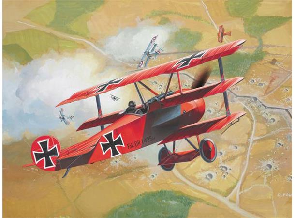 Revell Fokker Dr. 1 Triplane 1/72 Revell plastbyggesett