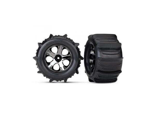 Tires & Wheels Paddel/All-Star Black Chrome 2.8" TSM Front