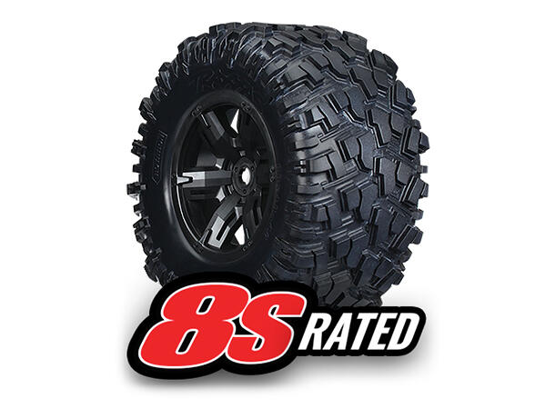 X-MAXX Dekk 8s rated uten felg