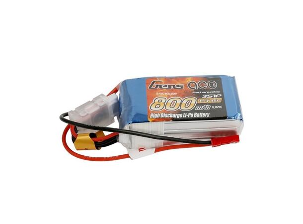 3s   800mAh - 45C - Gens Ace JST JST/BEC