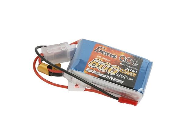 3s   800mAh - 45C - Gens Ace JST JST/BEC