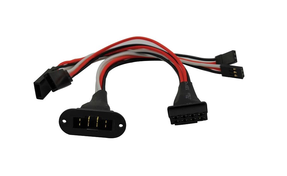 HobbyDetails Dual Servo Wing Harness 150mm Norwegian Modellers