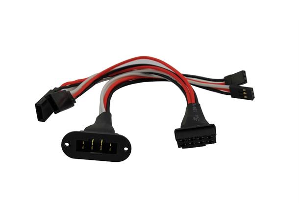 HobbyDetails Dual Servo Wing Harness 150mm