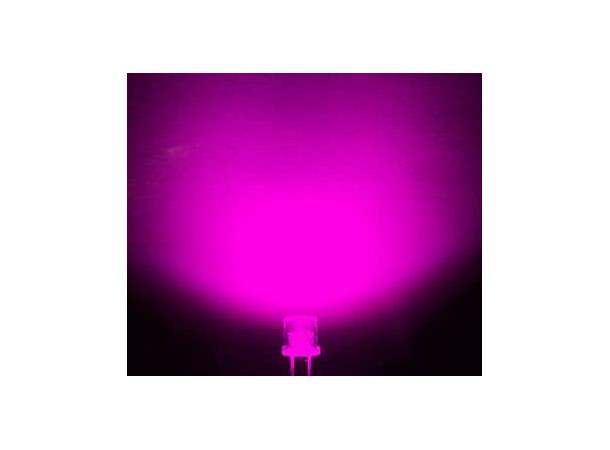 Lysdiode LED  3mm Rosa 6-12V 4 stk