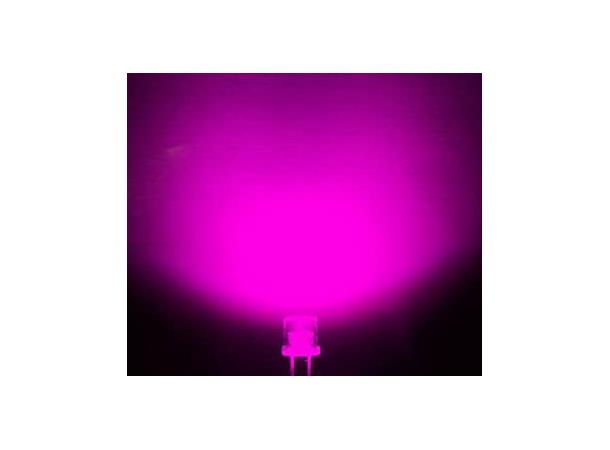 Lysdiode LED  3mm Rosa 6-12V 4 stk