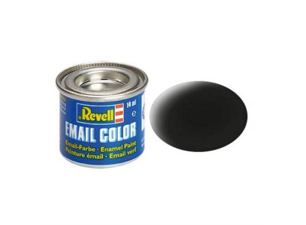 Revell no.08 black mat 14ml enamel