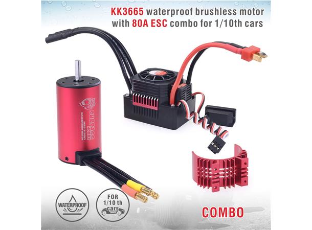 Surpass Hobby Combo 80A ESC 4200KV 2-3s  4200KV    BL WP