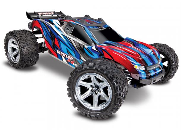 Traxxas Rustler 4x4 VXL 1/10 RTR TQi TSM BLÅ