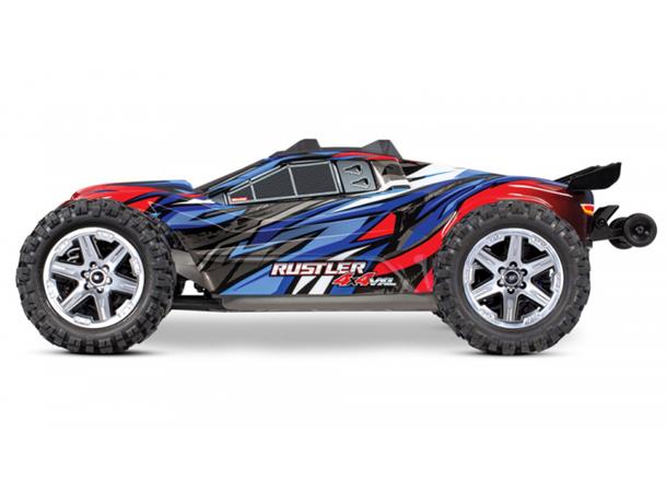 Traxxas Rustler 4x4 VXL 1/10 RTR TQi TSM BLÅ