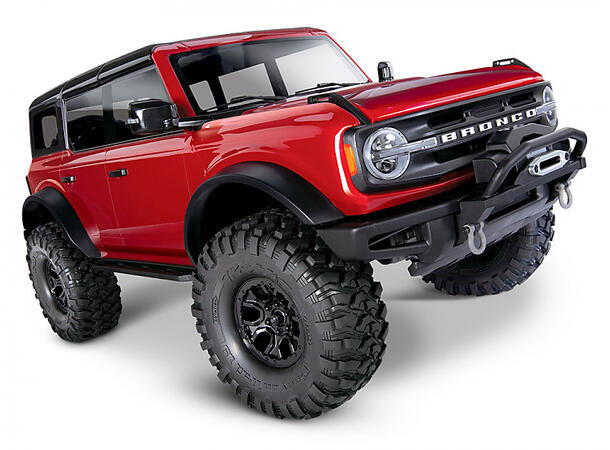 Traxxas TRX-4 Ford Bronco 2021 RTR 1/10 skala    Rød Crawler