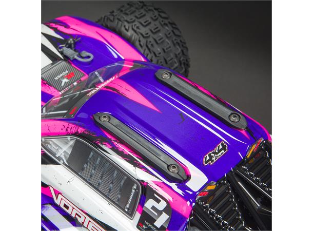 Arrma Vorteks 4x4 V3 3s BL - RTR Purple 1/10  RTR Lilla