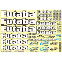 Futaba dekaler til bil  § 245x185mm