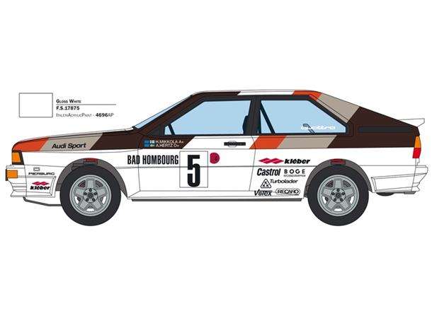 Italeri 1:24 Audi Quattro Rally ITALERI 1:24 -