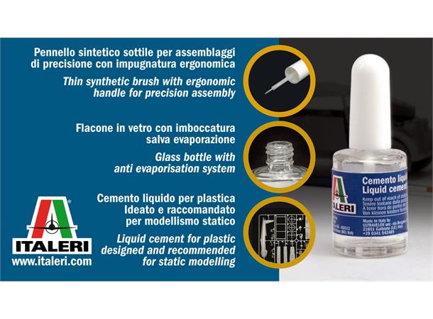 Italeri Plastlim flytende - 15ml