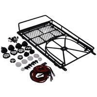 Roof Luggage Rack HobbyDetails  w/LED Light 1/10