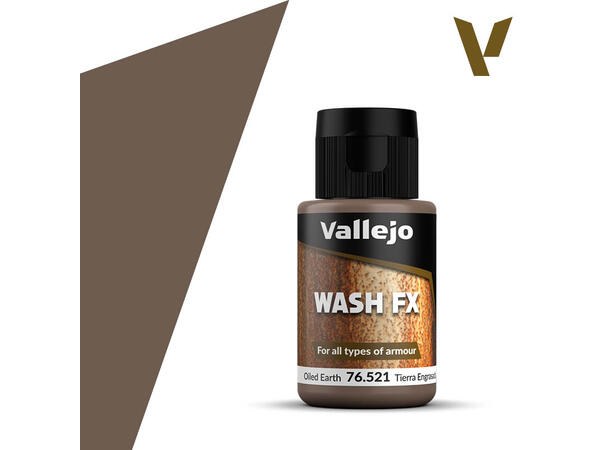 Vallejo Model wash oiled earth  35ml